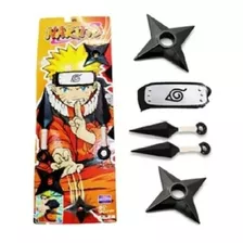 Set Naruto Vincha Akatsuki + Kunai + Shuriken