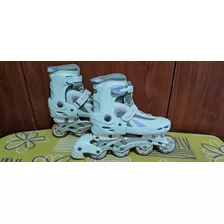 Patins Oxer Lilas E Branco 