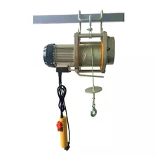 Aparejo Electrico 220v 1300w Alzada 60 M Doble Gancho