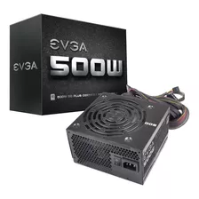 N] Fuente De Poder Evga 500w 80 Plus White Certificado Color Negro