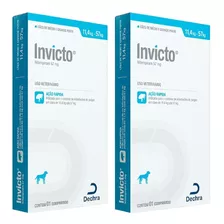 Antipulgas Invicto 11,4 A 57 Kg C/1 Comp. Kit Econômico 2 Cx