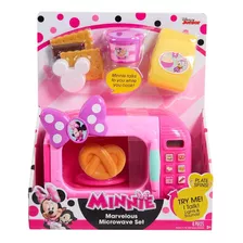 Juguete Minnie Bowtique Disney Set De Microondas De Minnie 