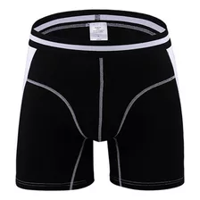 Cuecas Masculinas, Shorts Boxer Longos, Pernas, Calções Espo