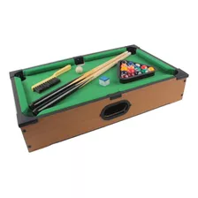 Mini Mesa Snooker Bilhar Portátil Jogo Infantil Tacos Bolas