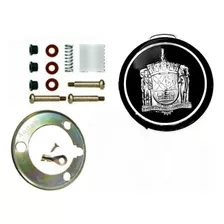 Kit: Botao + Contato + Reparo Buzina Vw Volante Fusca Calice