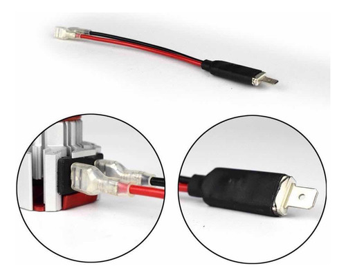 2 Cables, Conectores Bombillos Led H1 Chevrolet, Kia, Hyund Foto 6