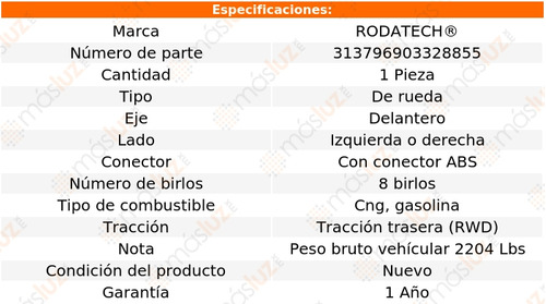 (1) Maza Rueda Del Sierra 3500 V8 6.0l 01/06 Rodatech Foto 5