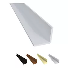 Kit 2 Cantoneira Pvc Protetor Quina Canto Parede Coluna 15mm