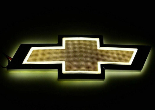 Base Emblema Chevrolet  Delantero Con Luz Led Foto 3