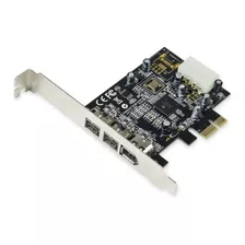 Syba Sy-pex30016 3 Puertos Ieee 1394 Firewire 1394b Y 1394a Pcie 1.1 X1 Tarjeta Ti Xio2213b Chipset Requiere Controlador