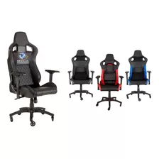 Silla Gamer Corsair T1 Negra Race Ajustable Color Black