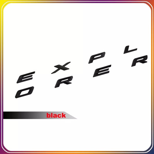 Logo Ford Explorer Color Negro  Foto 7