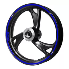 Friso Refletivo Para Roda Moto Bmw F 800 Gs Azul