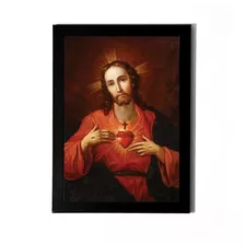 Quadro Carl Dietrich Sagrado Coracao De Jesus 1842