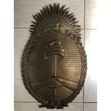 Antiguo Escudo De Bronce Argentina 