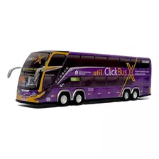 Miniatura Ônibus Util Clickbus G8 4 Eixos 30cm