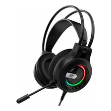 Headset Gamer K-mex Ar63 Surround 7.1 Usb Com Led Rgb Cor Preto