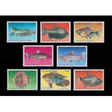 Fauna - Peces - Surinam 1980 - Serie Mint