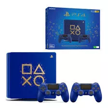 Playstation 4 Ps4 Slim Edição Days Of Play Azul