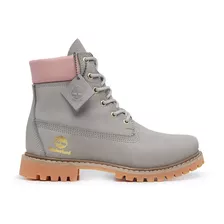 Bota Coturno Timberland Feminina Classica Couro Origi 10061