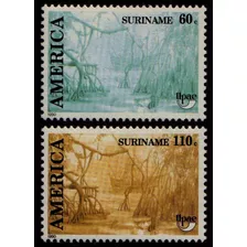 Tema América Upaep - Surinam 1990 - Serie Mint