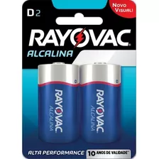 2 Pilha D Grande Rayovac Lr20 Aquecedor Bebedouro Lanterna