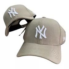 Boné Ny Masculino Feminino Trucker Fita Fitão Aba Curva Liso