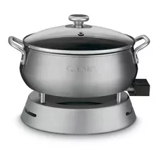 Panela Elétrica De Fondue Cuisinart 1000w 127v Aço Escovado Cor Inox Frequência 60hz 110v