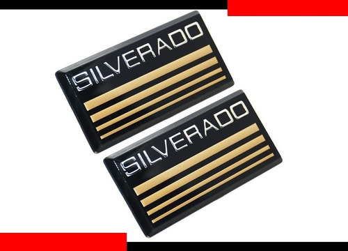 Emblemas Chevrolet Silverado Laterales  1991-1998. Foto 3