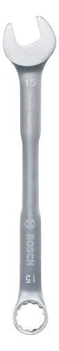 Llave Combinada Bosch 15mm X 192mm Acero Cr-vanadio Pro Gris