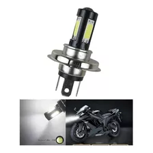 Foco Faro H4 Hiper Led 30w Para Moto 3 Caras Cob Alta Baja