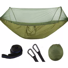 Hamaca Portatil De Camping Con Mosquitero Camuflaje