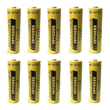 12- Recarregáveis Super Baterias Li-ion 18650 9800mah 3.7v