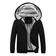 Blusa De Frio Moletom Com Capuz De Pelúcia Grossa Masculinaa