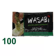 100 Unidades Sache Wasabi Taichi 2,5g Original - Tetsu