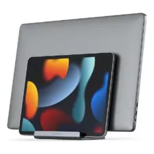 Suporte Vertical Satechi Duplo P/ Mac/iPad/iPhone Space Gray