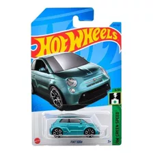 Hot Wheels Fiat 500e Hw Green Speed Hkh59 Mattel