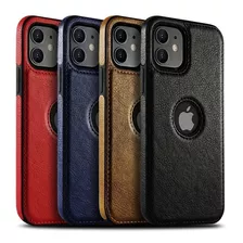 Funda Para iPhone Tipo Piel Leather Case Protector