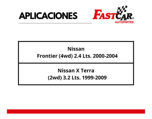 Amortiguadores Nissan X Terra 2wd 3.2lts 1999 2009 Kit 4 Foto 3