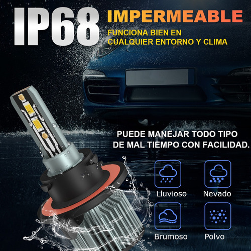 Kit 9008 H13 Faros Led Para Chrysler Aspen 07-09 Alta/baja Foto 6