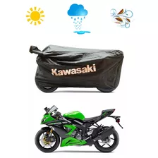 Funda Cubierta Impermeable Compatible Para Motos Kawasaki Zx6 Zx7 Zx9 Zx10 Zzr Zx6r 636 Ninja 400 Ninja 300etc