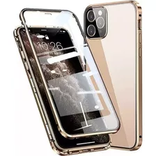 Funda De Teléfono De Doble Cara De Vidrio Templado Magnético