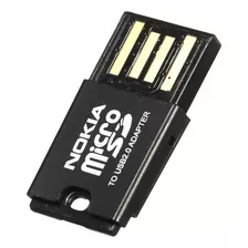 Lector De Tarjetas Portátil Sdxc Nokia Micro Sd Reader Para