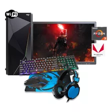 Pc Gamer Completa Nueva Amd 3200g Vega 8 + Monitor + Combo