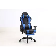 Silla Gamer Titanium Reclinable Masajeador Premium Azul