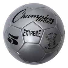 Champion Sports Extreme Balón Fútbol Talla 5 Plateado