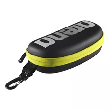 Estuche Natación Arena® Para Antiparras Goggle Case Color Black Fluo Yellow (503)