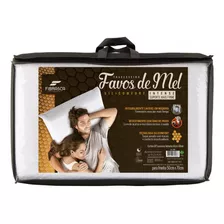 Travesseiro Prata Favos De Mel Intense Lavável - Fibrasca