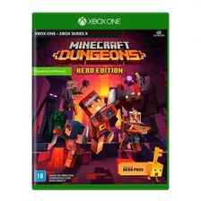 Jogo Minecraft Dungeons Hero Edition Xbox One Mídia Física