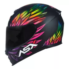 Capacete Moto Asx Eagle Com Narigueira Alta E Bavete